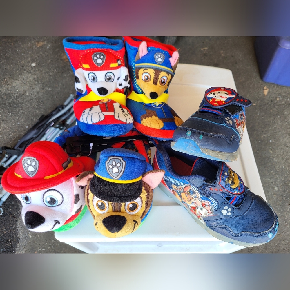 Paw Patrol shoes lot